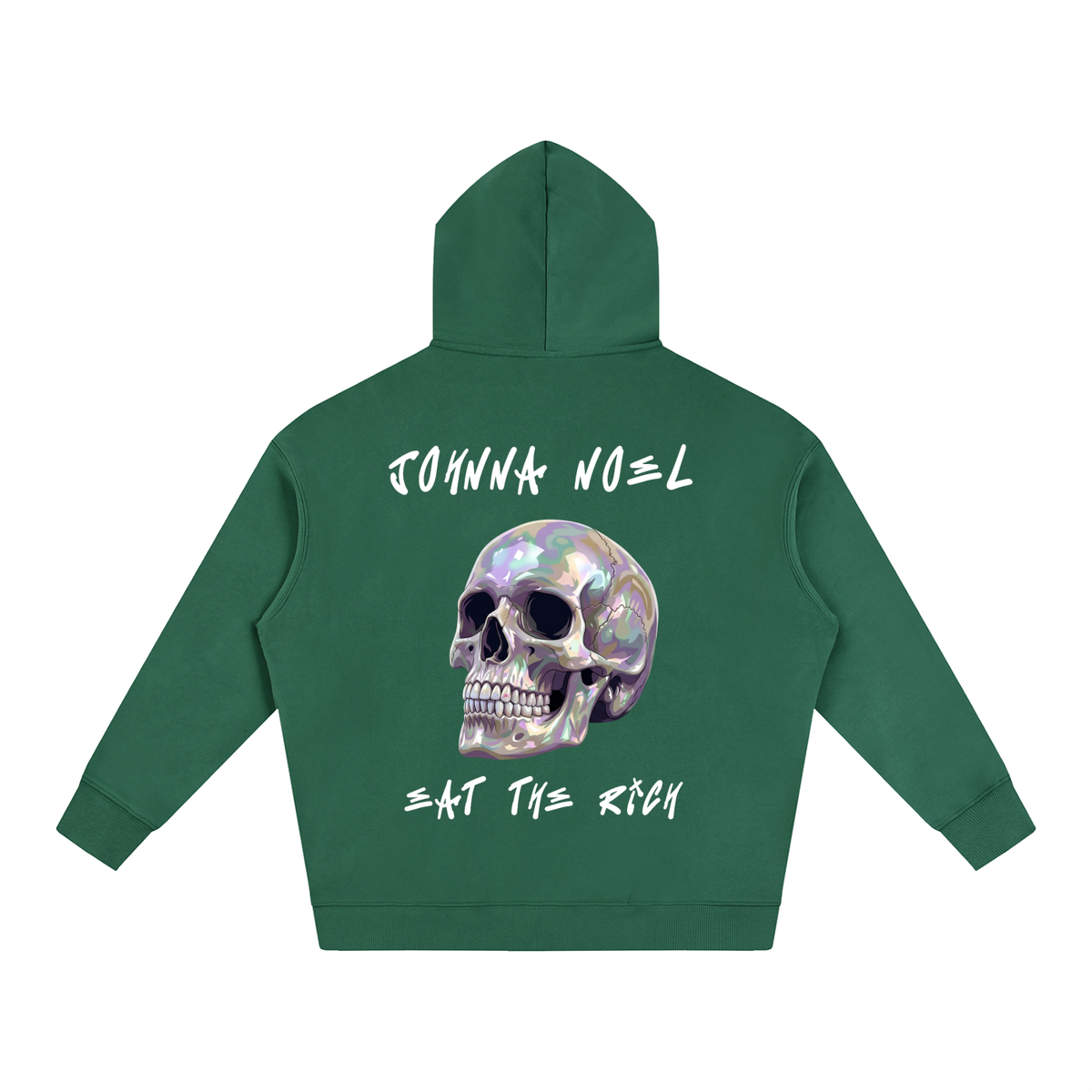 Johnna Noel Eat The Rich Unisex Cotton Fleece Hoodie
