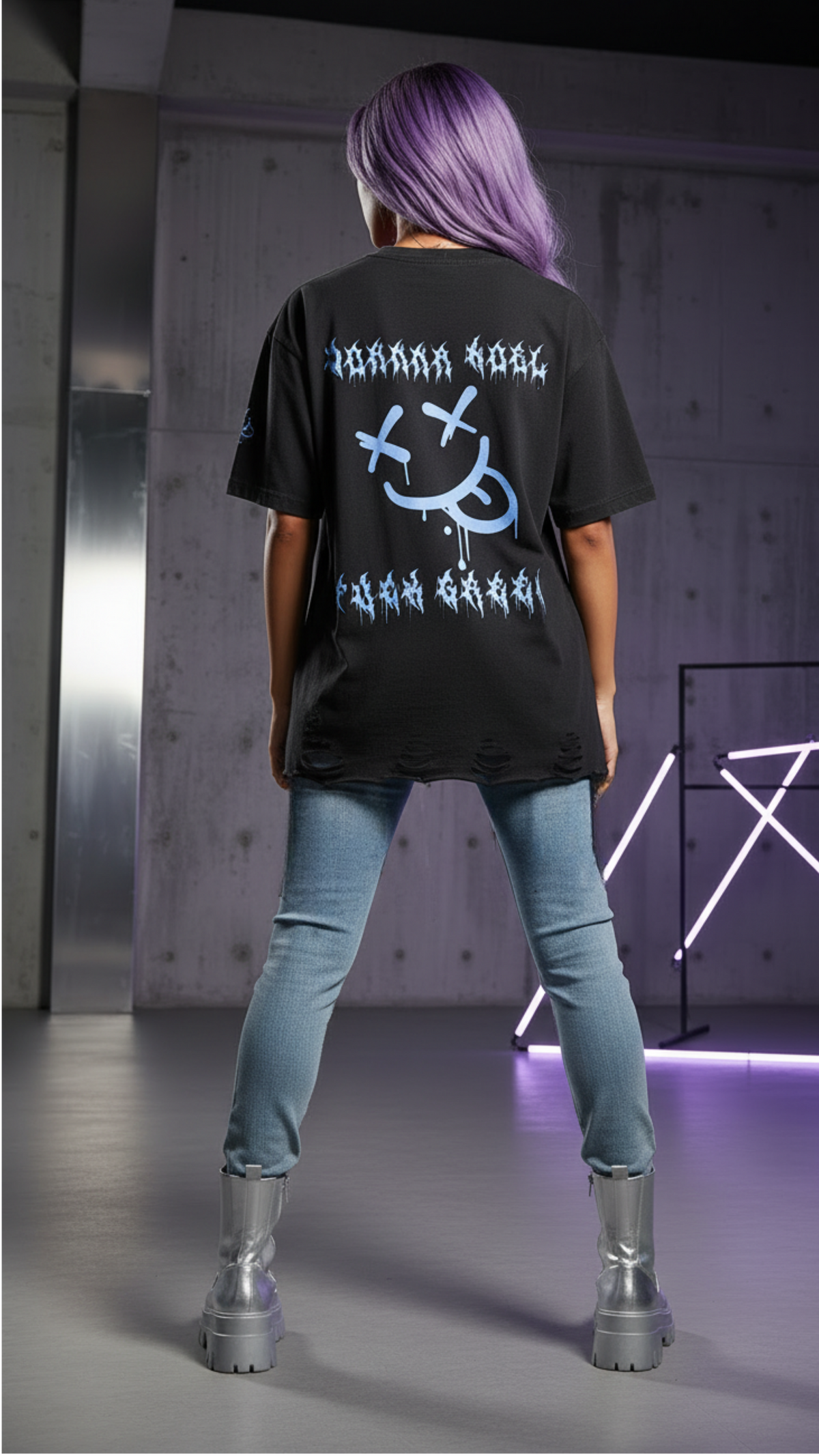 Johnna Noel F Greed Snow Washed Pure Cotton Unisex T-Shirt