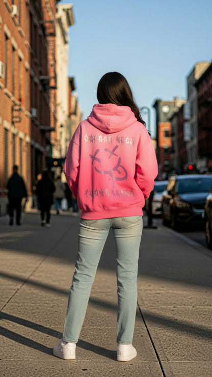 Johnna Noel F Greed Unisex Sunfade Pure Cotton Pullover Hoodie