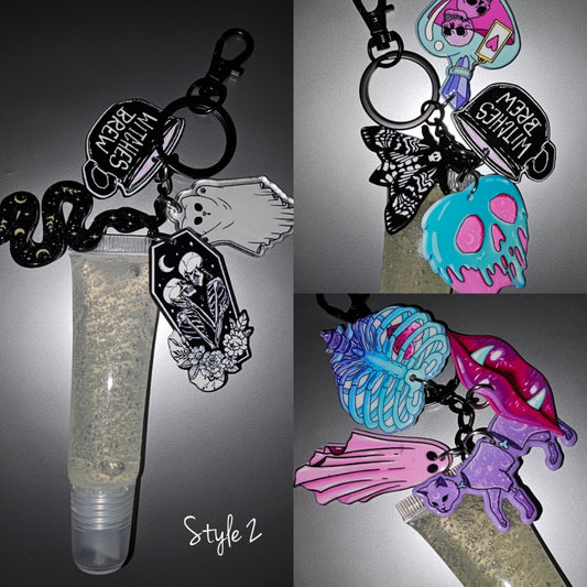 Spooky keychain gloss