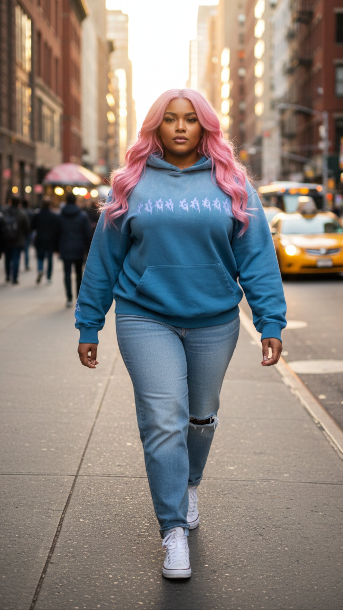 Johnna Noel F Greed Unisex Sunfade Pure Cotton Pullover Hoodie
