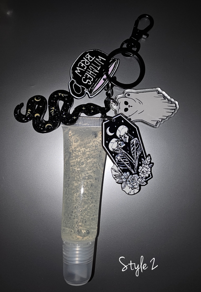 Spooky keychain gloss