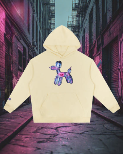 Johnna Noel Signature Balloon Dog Unisex Thick Cotton Blend Pullover Hoodie