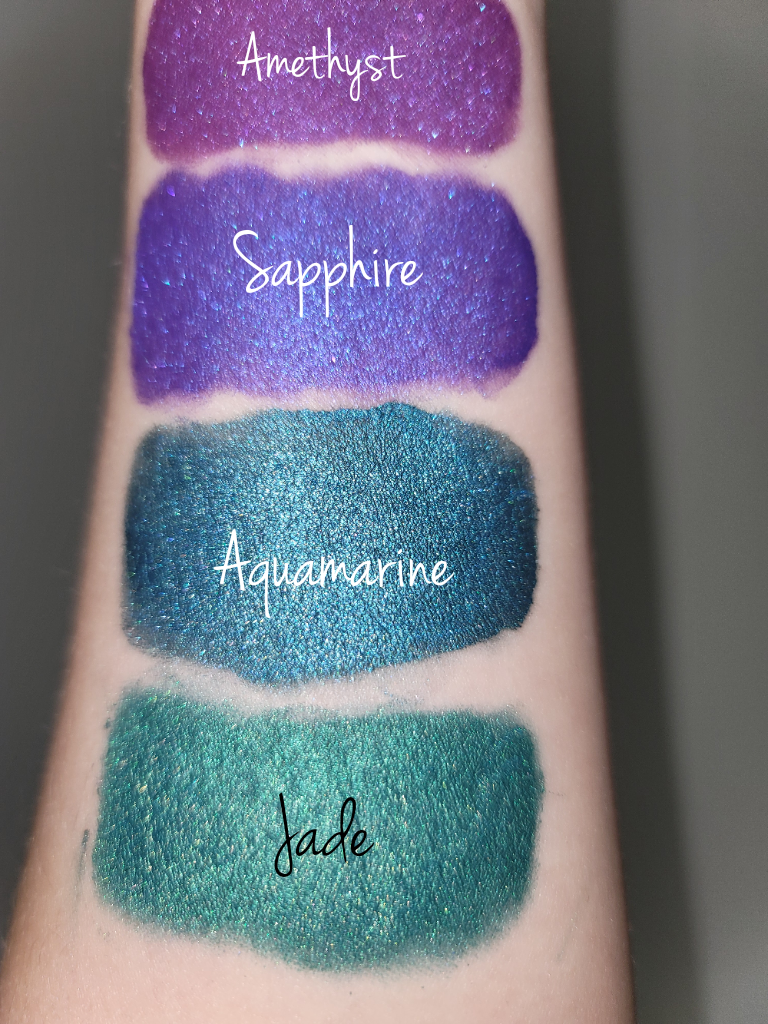 Jewel Tone 365 loose eyeshadow collection
